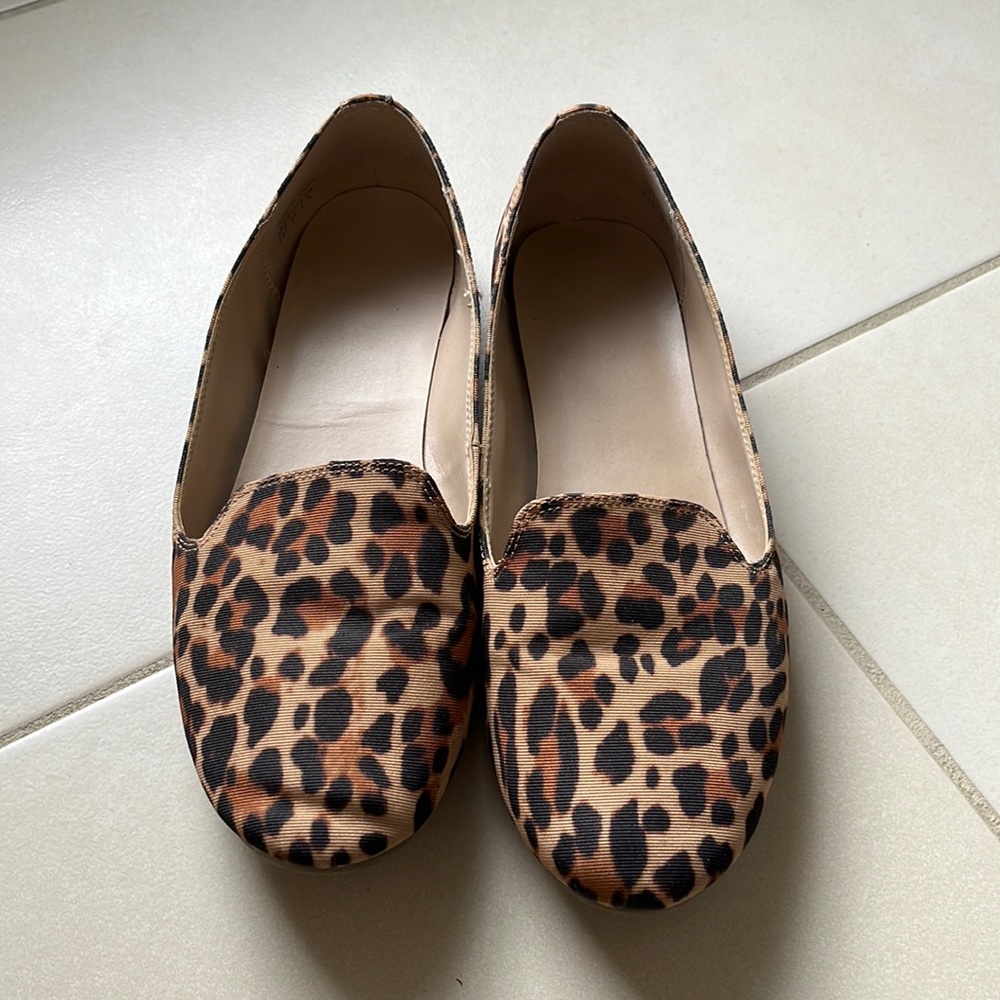 Aldo Leopard Print Loafers
